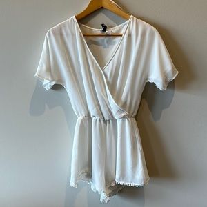 DIVIDED H&M White Romper